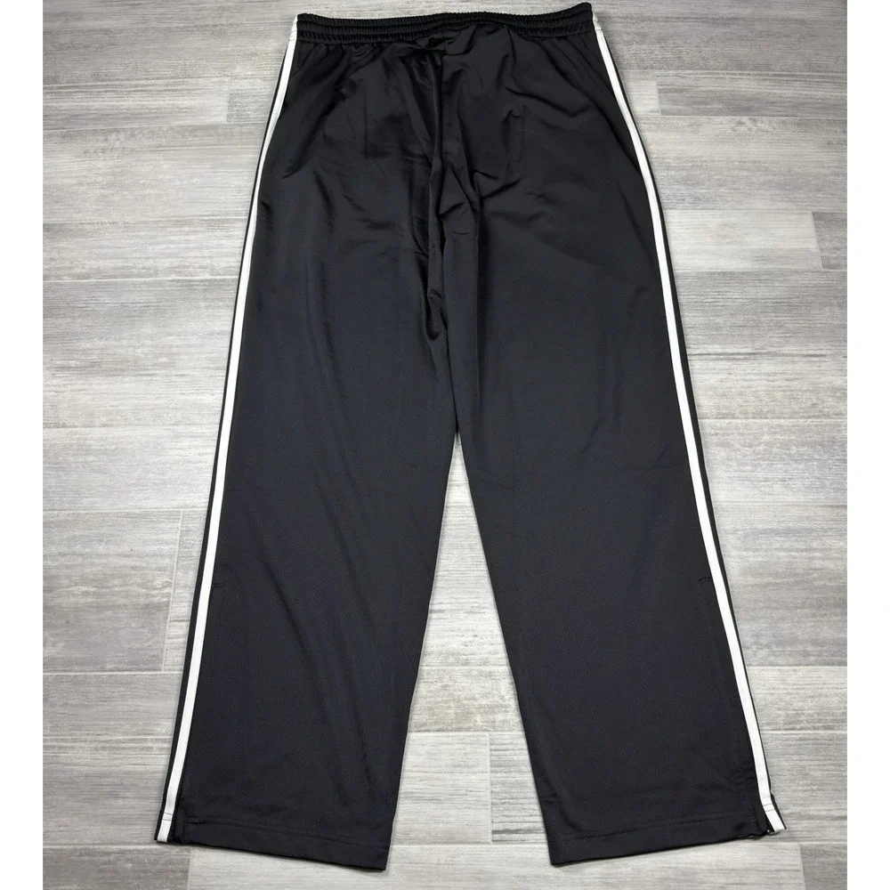 Adidas Originals Men's Lrg Firebird Track Pants Black White Stripes IJ7055 - NWT